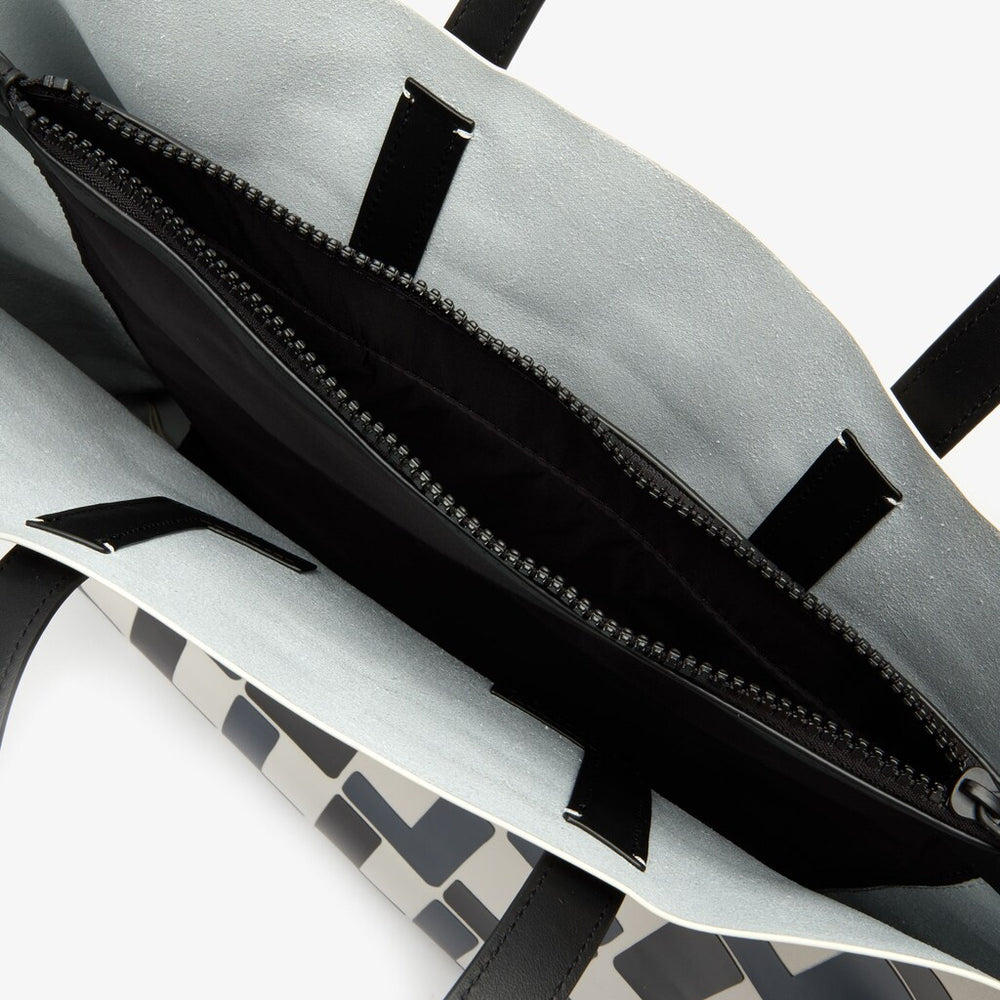 Wo  Fashion Show Monogram Leather Double Tote | Lacoste Womens