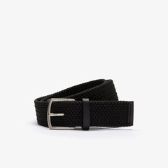Lacoste Engraved Buckle Stretch Knitted Belt | Lacoste Mens