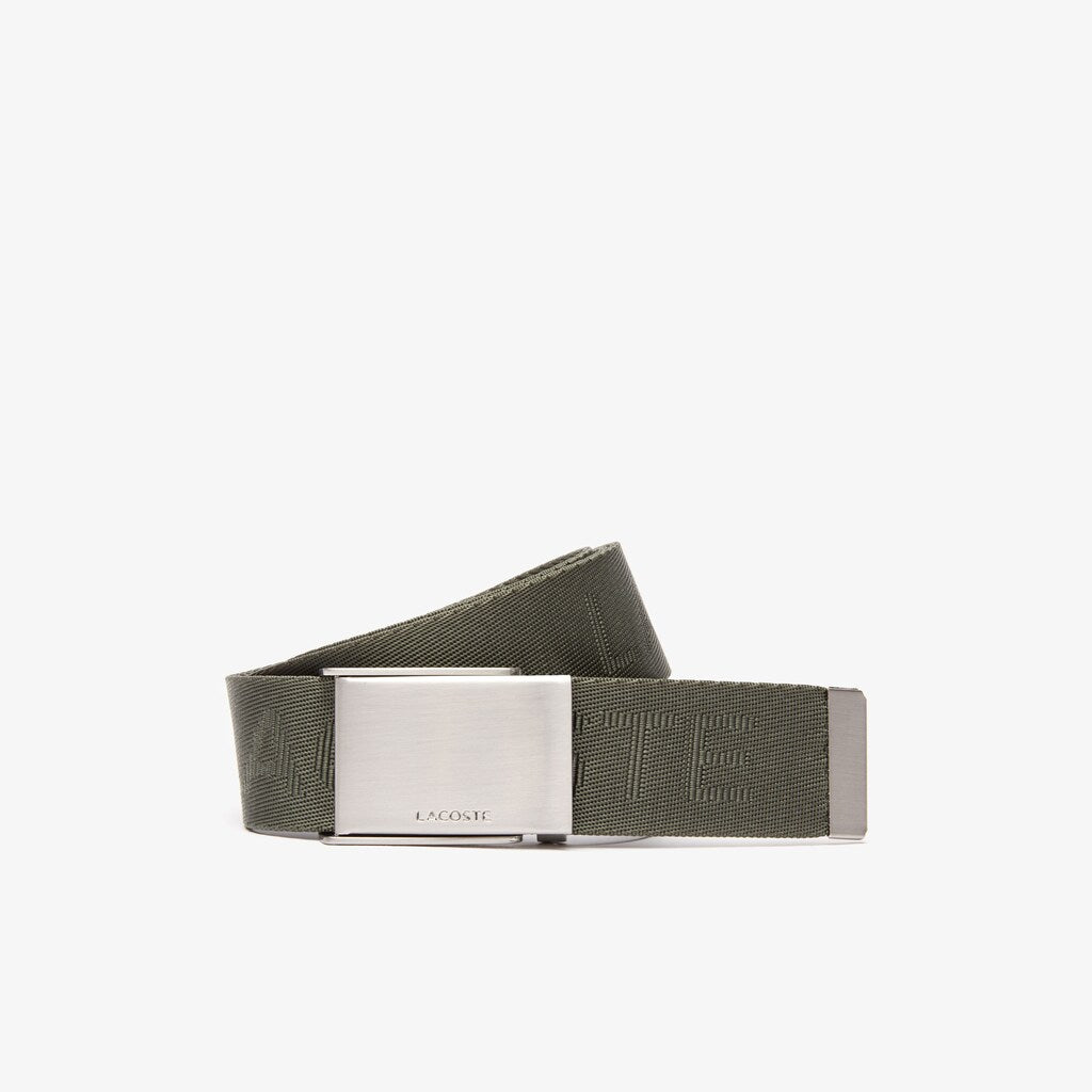 Lacoste Embossed Woven Belt | Lacoste Mens