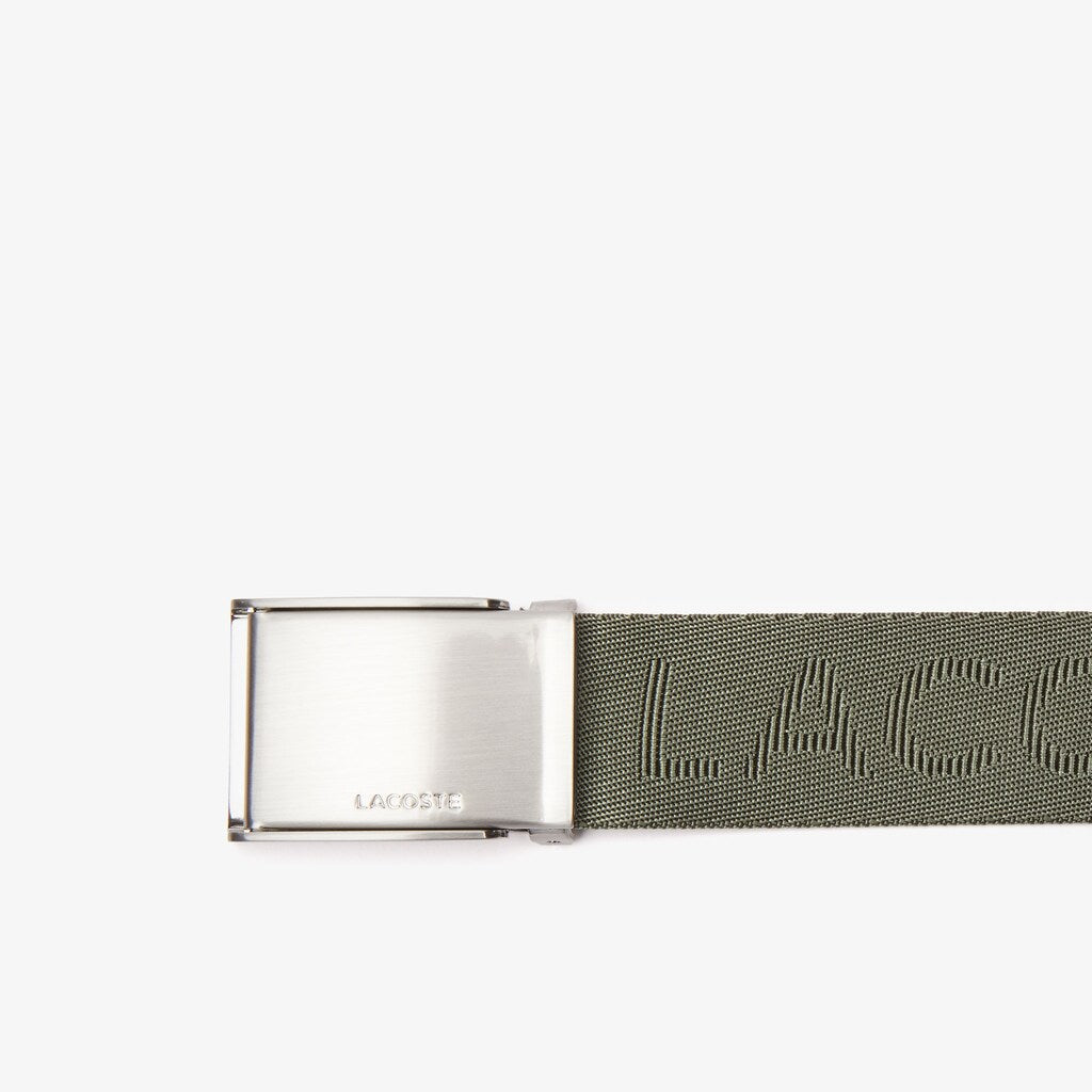 Lacoste Embossed Woven Belt | Lacoste Mens