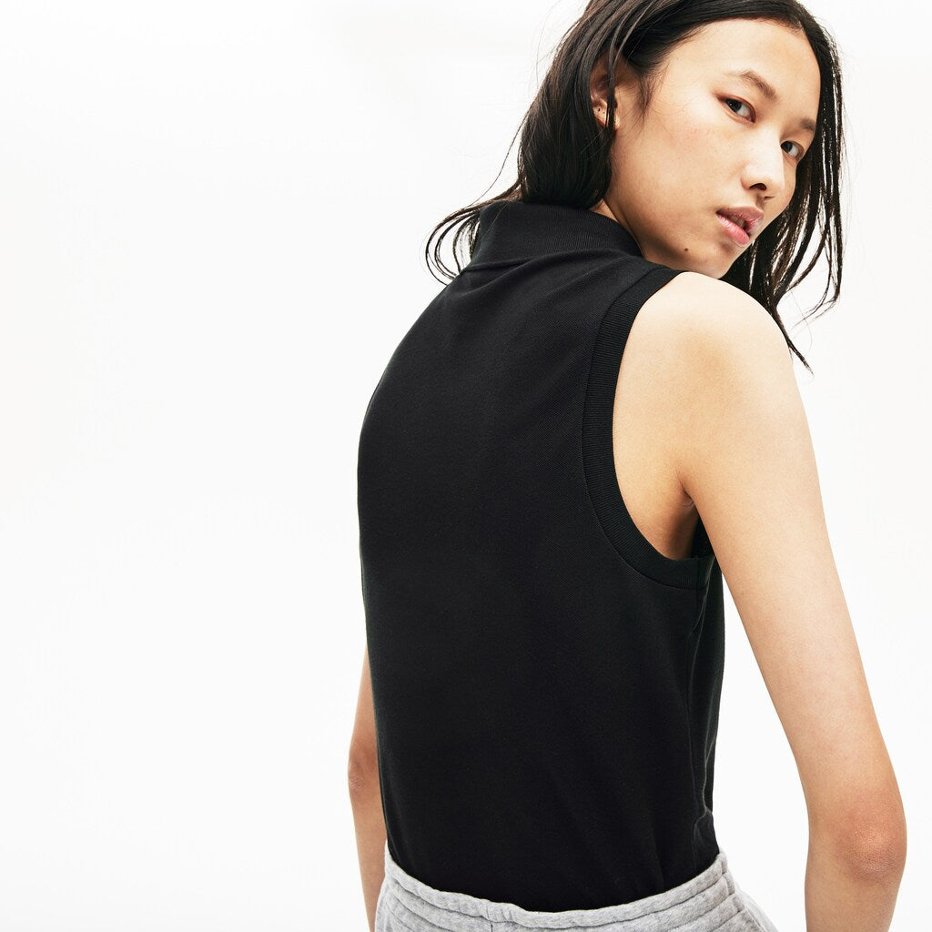 Wo  Sleeveless Cotton Piqué Polo | Lacoste Womens