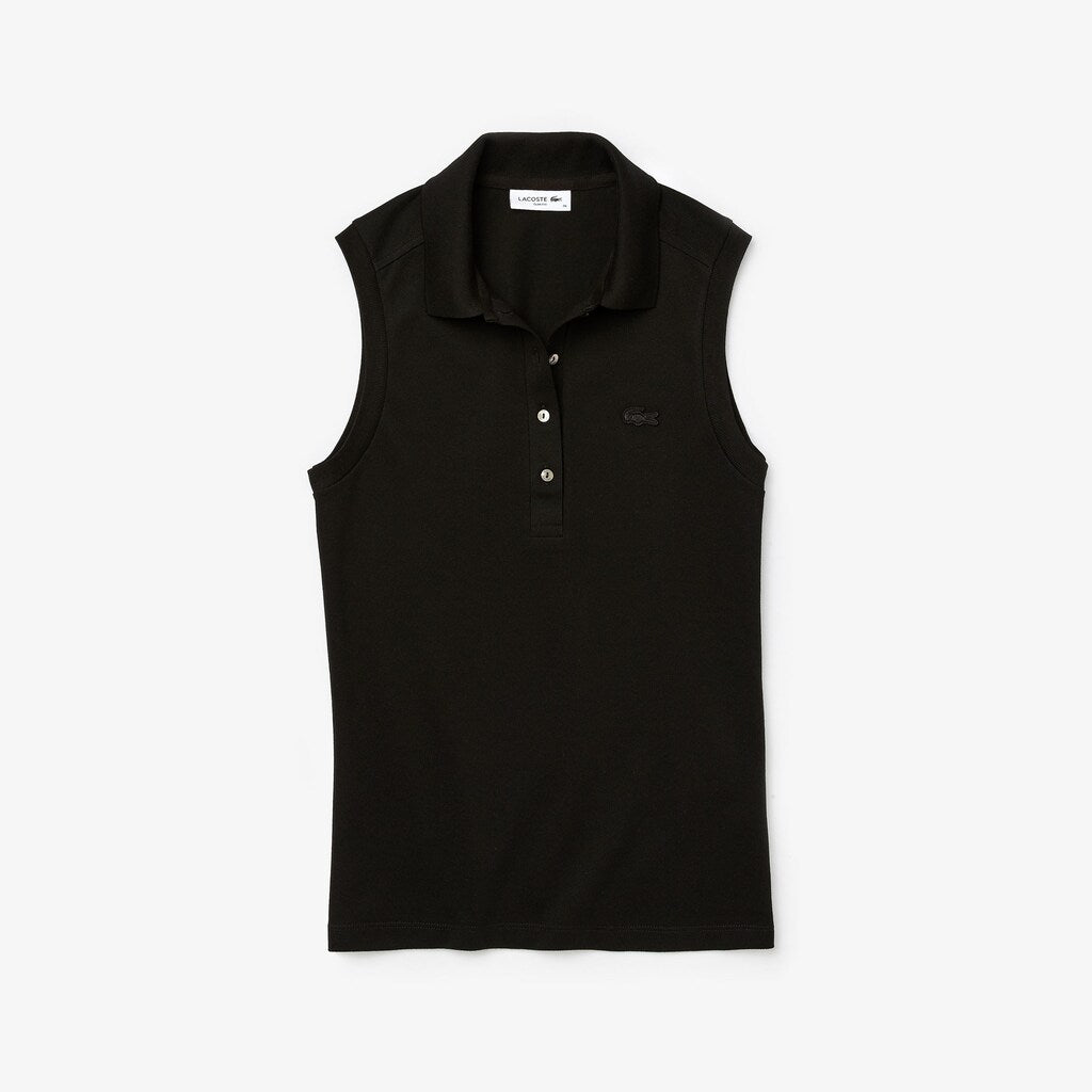Wo  Sleeveless Cotton Piqué Polo | Lacoste Womens