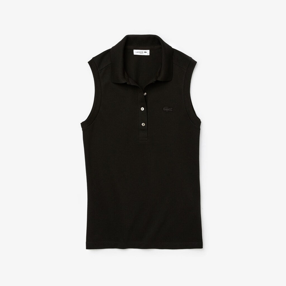 Wo  Sleeveless Cotton Piqué Polo | Lacoste Womens