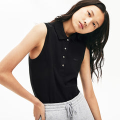 Wo  Sleeveless Cotton Piqué Polo | Lacoste Womens