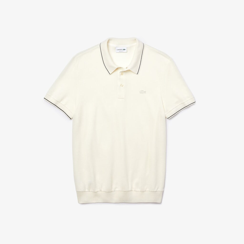 Cotton-Silk Piqué Polo Shirt | Lacoste Mens