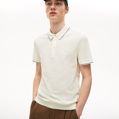 Cotton-Silk Piqué Polo Shirt | Lacoste Mens