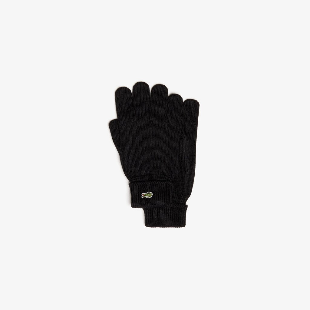 Ribbed Wool Gloves | Lacoste Mens