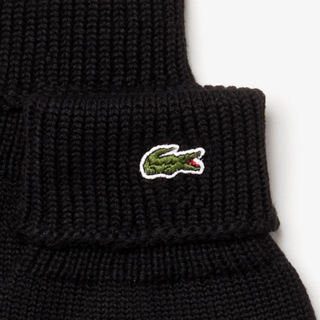 Ribbed Wool Gloves | Lacoste Mens