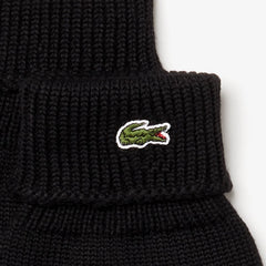 Ribbed Wool Gloves | Lacoste Mens