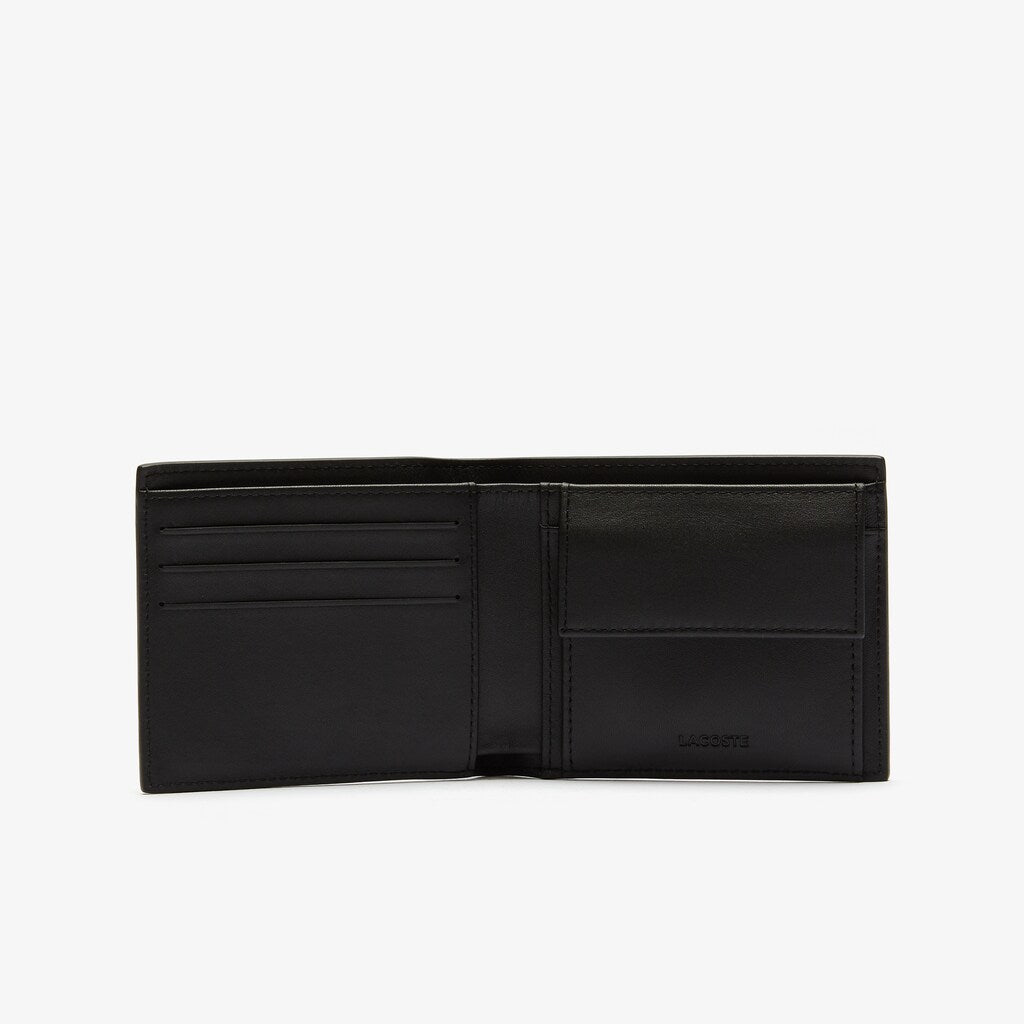 Bi-fold Leather Wallet | Lacoste Mens