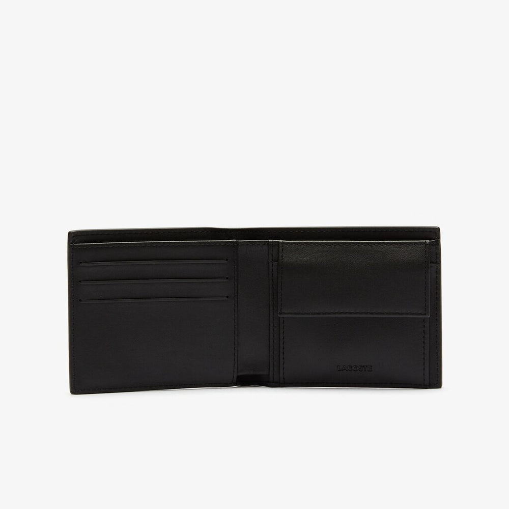 Bi-fold Leather Wallet | Lacoste Mens