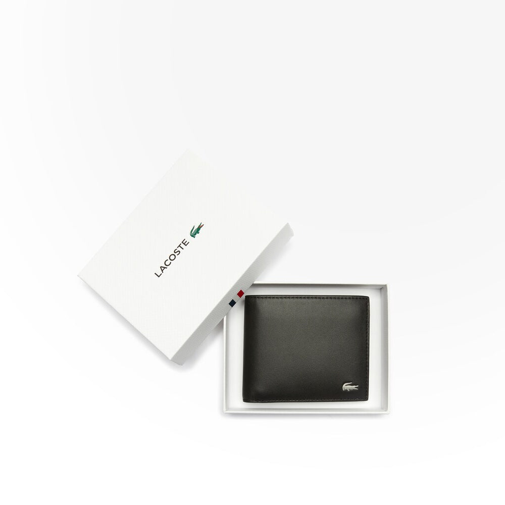 Bi-fold Leather Wallet | Lacoste Mens