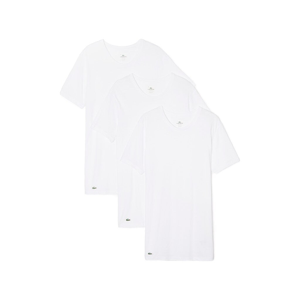Cotton 3 Pack Crew Neck T-Shirts | Lacoste Mens